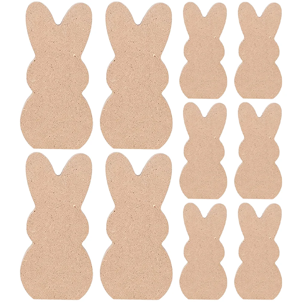 

Easter Bunny Wood Cutouts Wooden Table Sign Rabbit Unfinished Decorations Ornament Cutout Signs Figurine Decoration Centerpiece