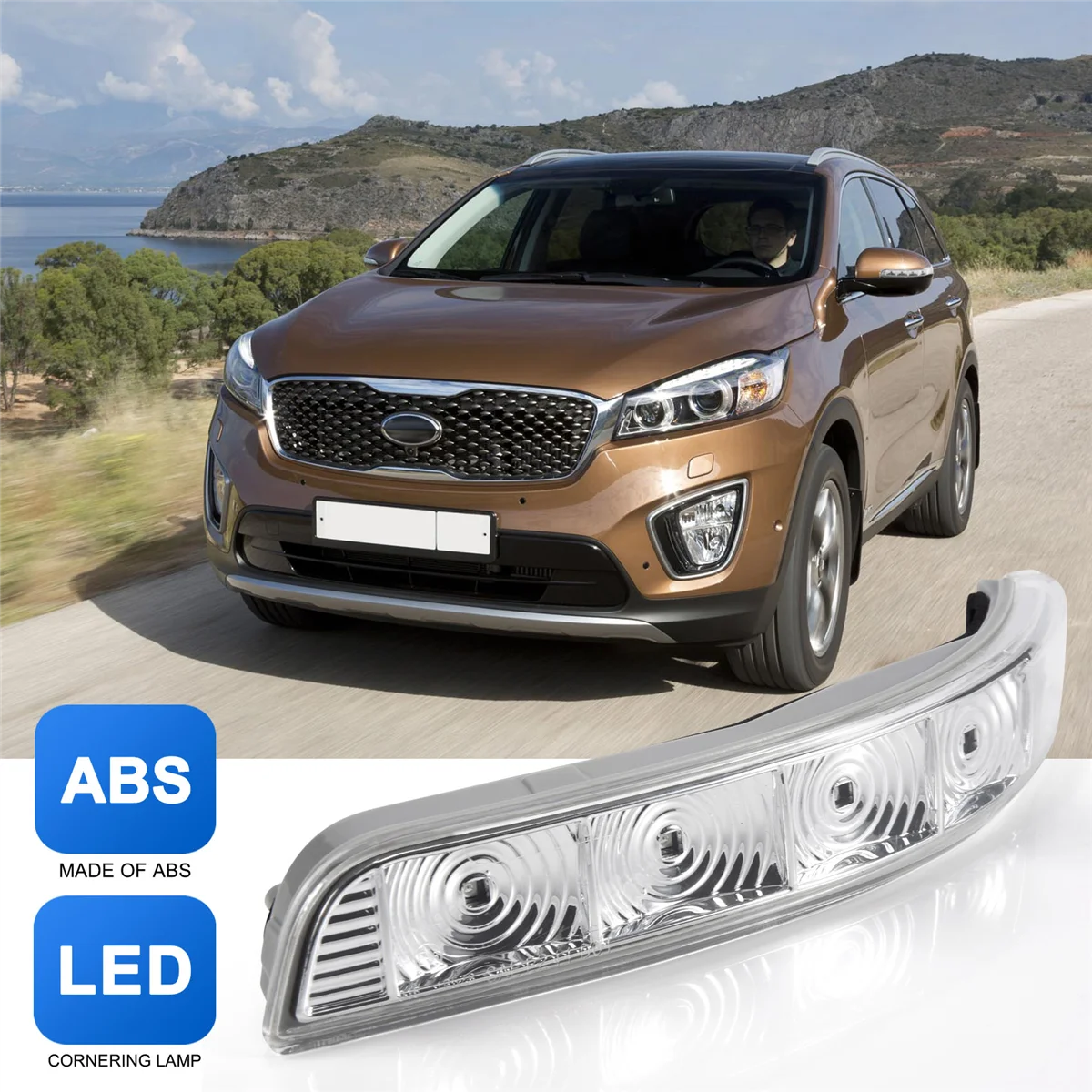 876132P00 0 светодиодный сигнал поворота зеркальная лампа для KIA Sorento 2009-2014 основное