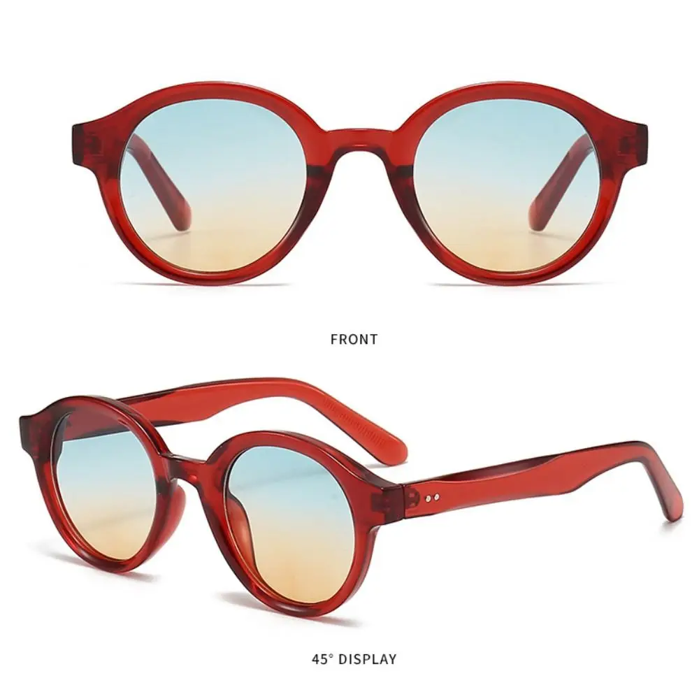 Модные модные солнцезащитные очки в овальной оправе для пляжных путешествий