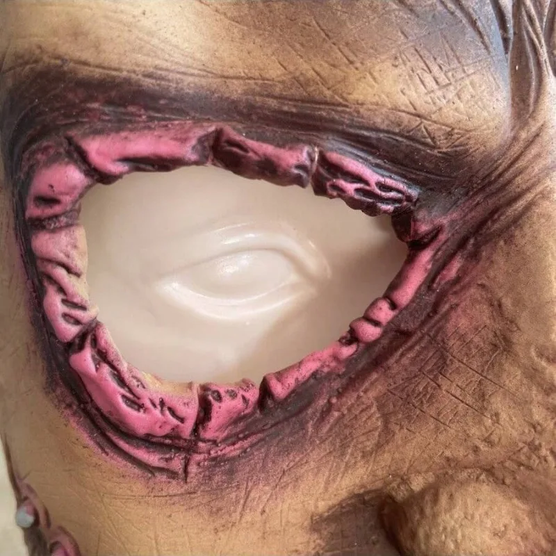 Хэллоуин рот ногти маска ужасов латексная имитация капюшона платье реквизит для