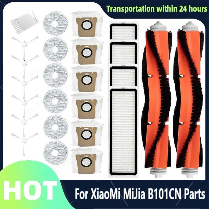 

Accesorios de limpieza para Robot Xiaomi Mijia B101CN Dreame S10 / S10 Pro, accesorios para mopa, filtro Hepa, bolsa de polvo, p