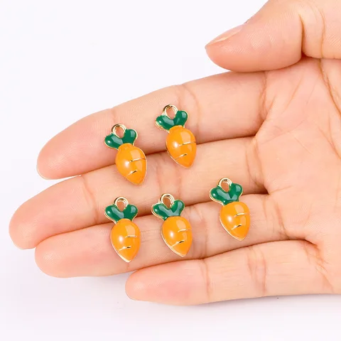 20 шт., подвески-морковки из цинкового сплава, RUWENSHU