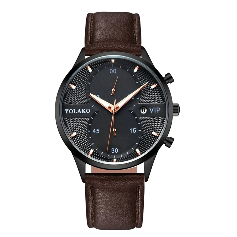 Часы наручные мужские кварцевые люксовые модные спортивные простые деловые с