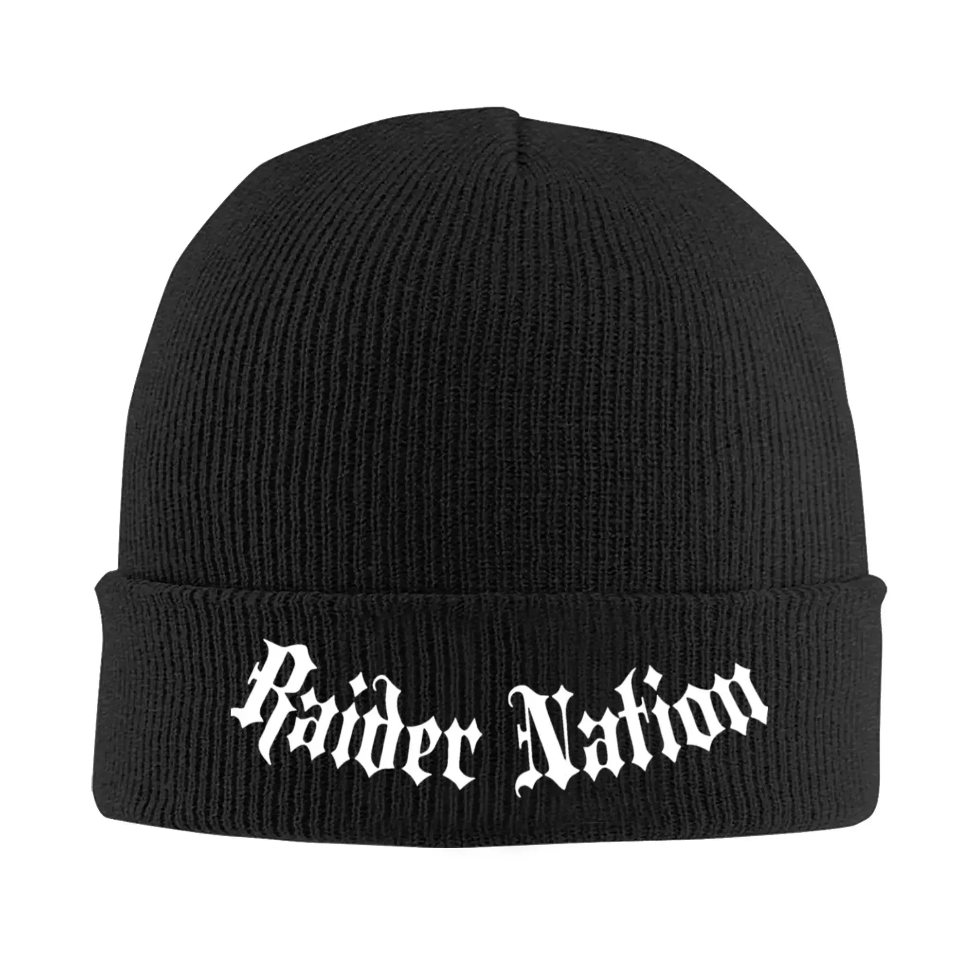 Вязаная шапка Raider Nation Addict Raiders Las Vegas шапки зимняя теплые повседневные унисекс для