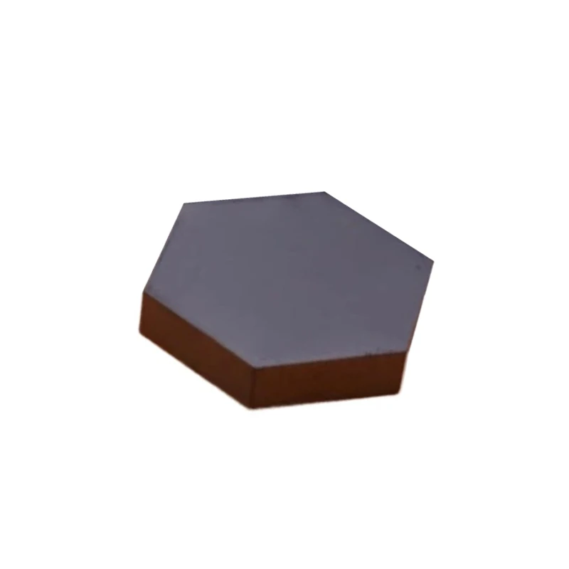 

30 мм керамический лист из карбида кремния, научные исследования, шестиугольная Sic, пуленепробиваемая износостойкая пластина, пресс-папье, экспериментальные аксессуары