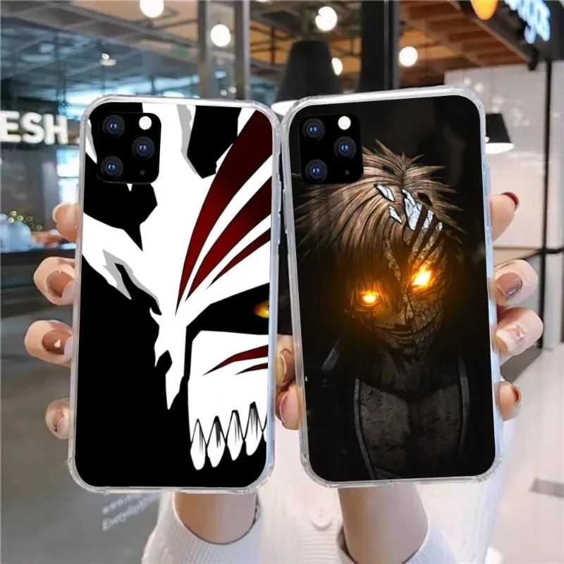 

Чехол для телефона с рисунком Аниме Манга отбеливатель ichigo для Huawei P50 P40 P30 Pro Mate 40 30 Pro Nova 8 8i Y7P Honor прозрачный чехол Funda Shell