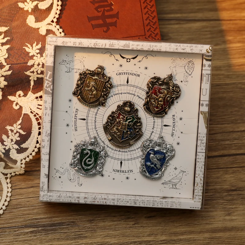 Металлическая брошь в стиле Хогвартса Гарри Поттера периферийные приборы из
