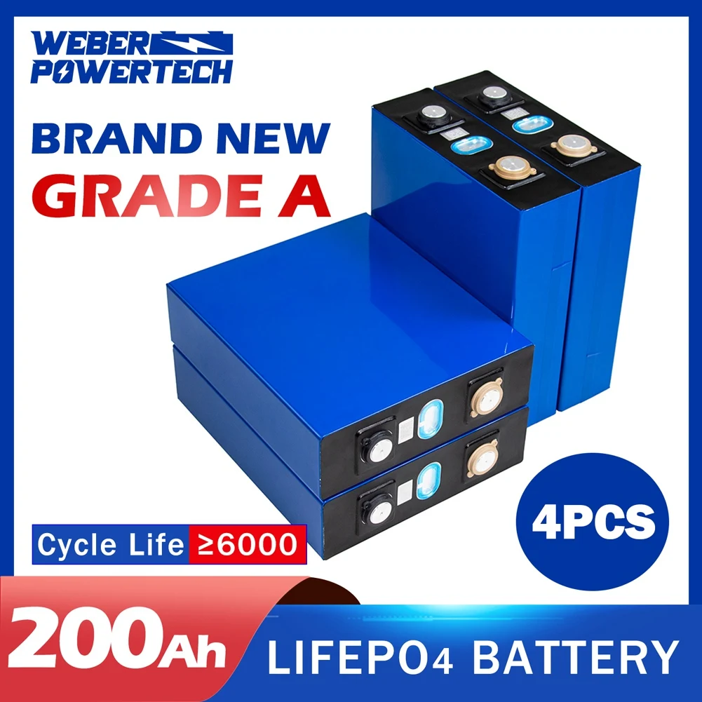 

Перезаряжаемый литий-железо-фосфатный аккумулятор 3,2 в Ач LiFePO4 для гольф-мобиля RV лодки системы хранения солнечной энергии