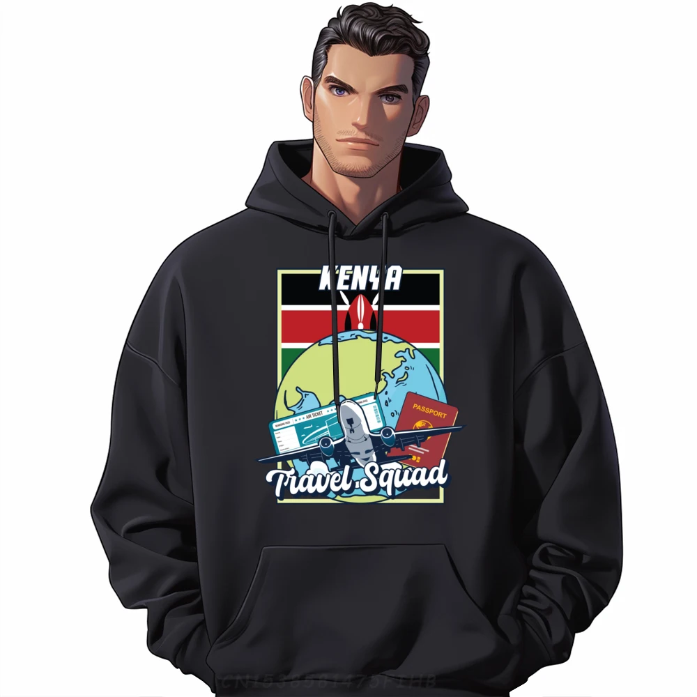 Kenya Travel Squad Adventure Journey Мужская одежда Limited Time Специальная белая толстовка с