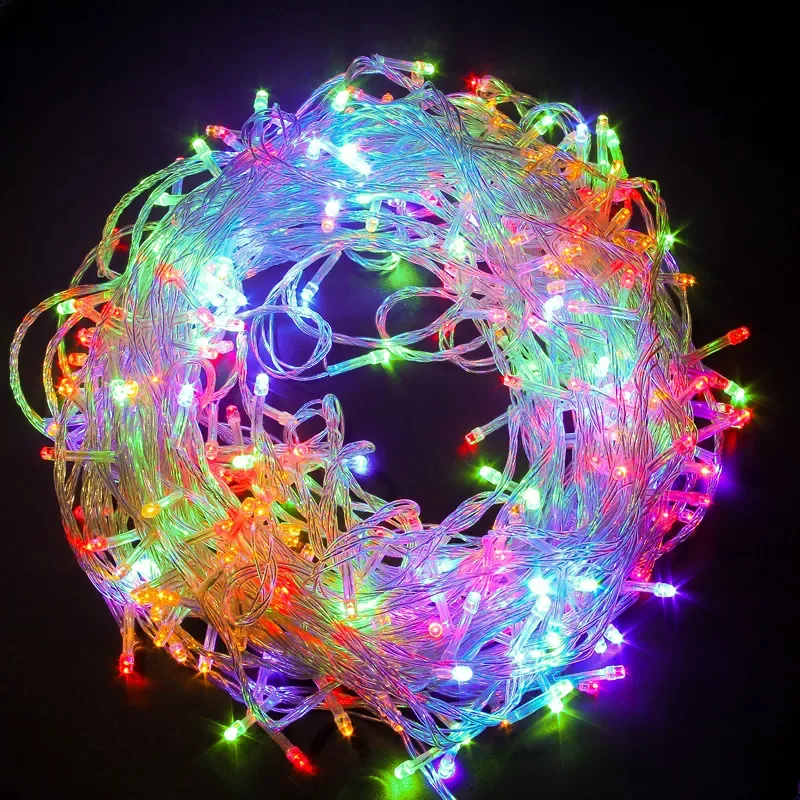 

2023NEW Christmas Lights Outdoor 10M 20M 30M 50M 100M Led Garland String Lights Fairy Wedding Holiday Lighting Decor Home Party
