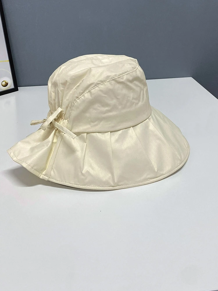 Корейская Рыбацкая шляпа с УФ-защитой женская летняя модная для уменьшения лица