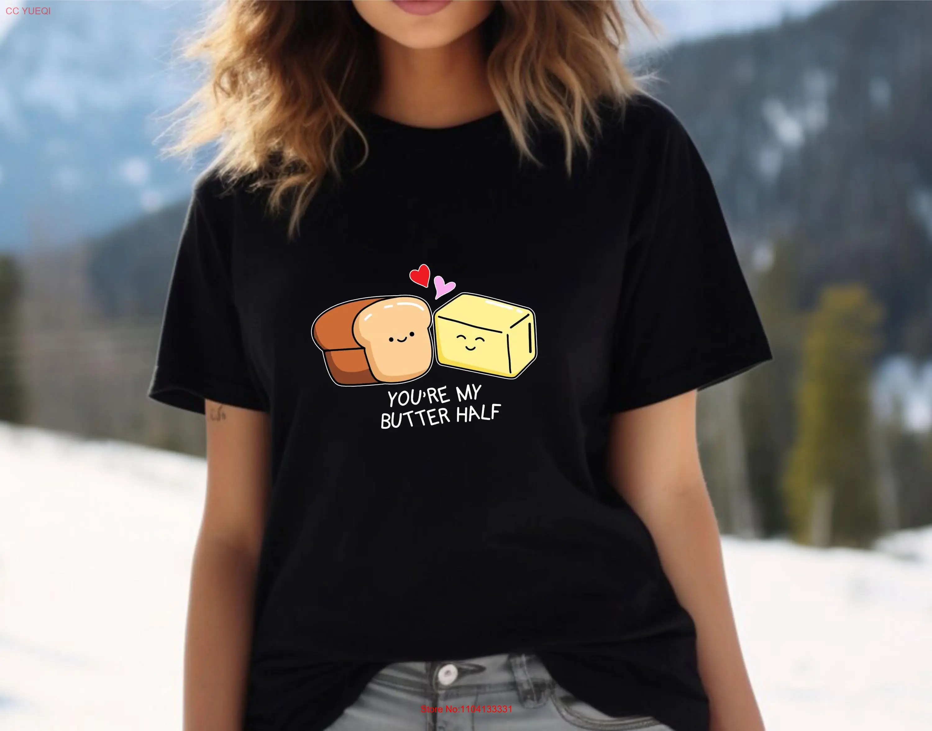 Футболка ко Дню Святого Валентина Пары на День святого Ты мое масло Полумуж и