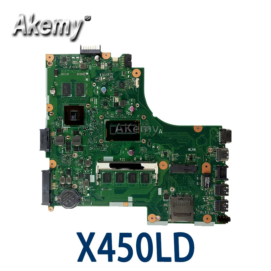 

Материнская плата для ноутбука Amazoon X450LD для Asus X450LD X450LC X450LB, протестированная оригинальная материнская плата 4G ОЗУ