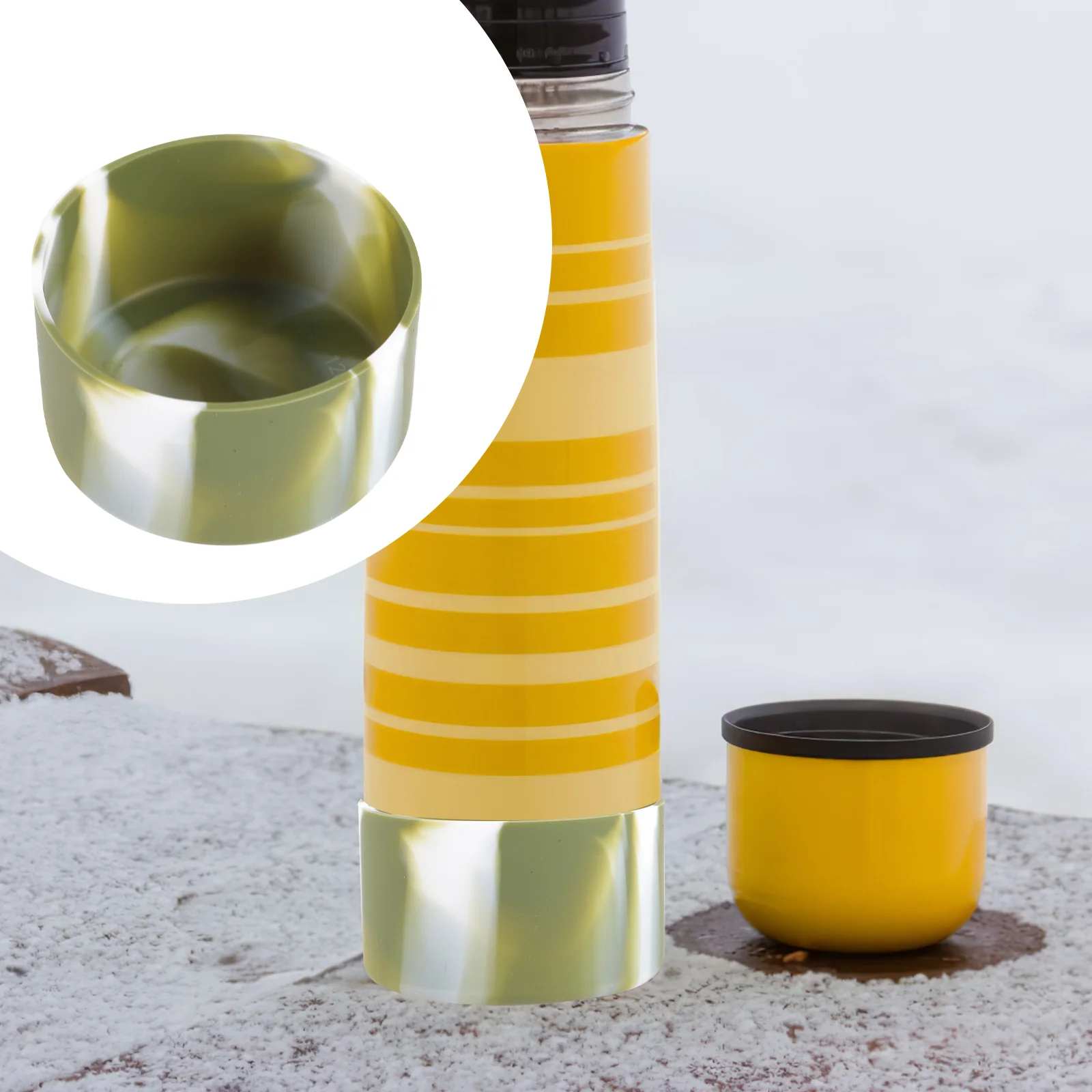 

Water Bottle Cover Silicone Sleeve Portable Protective Multipurpose Bottle Boot for Protection Home