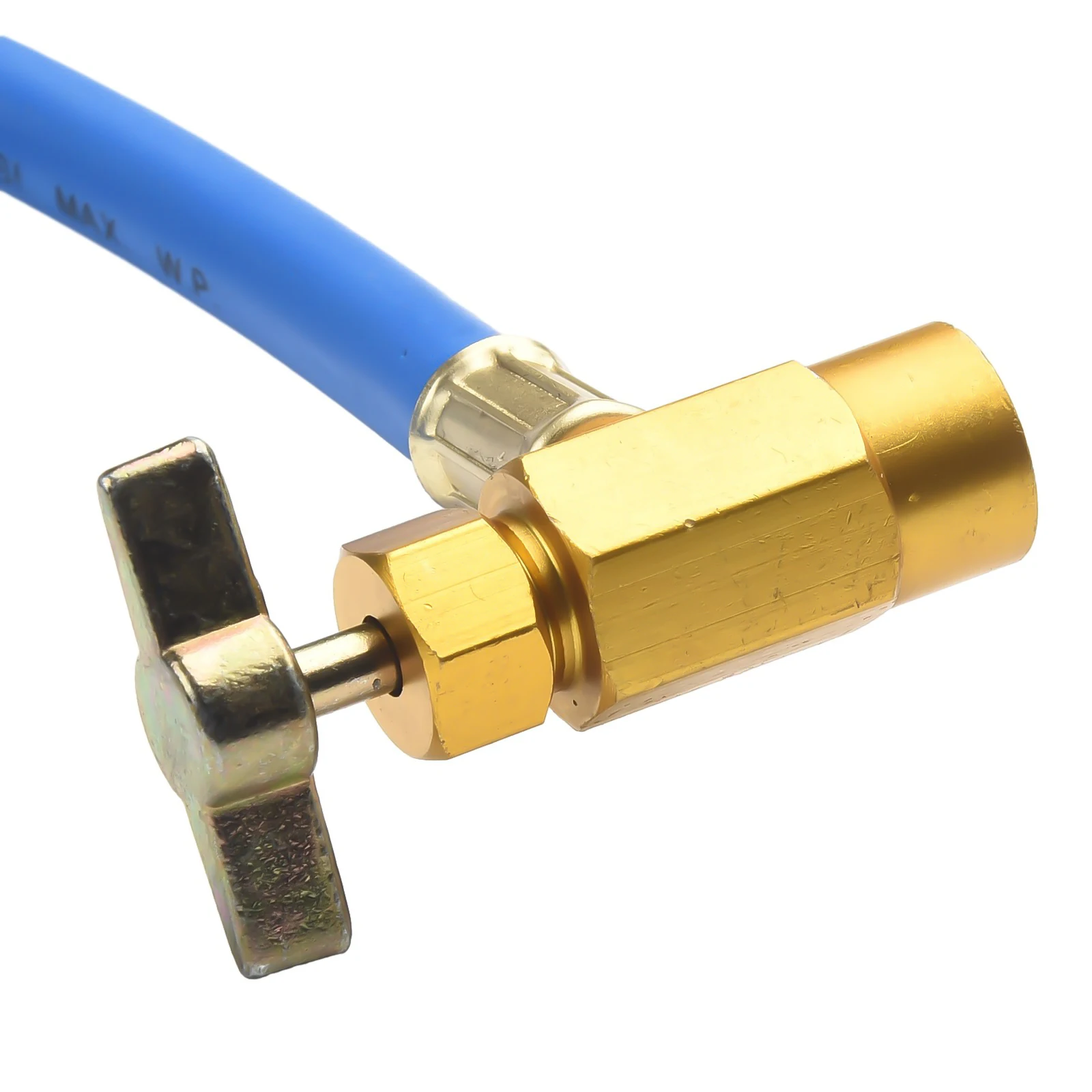 

Automotives Accessories A/C Charging Pipe Measuring Hose 1/4 Thread Measuring Gauge Metal R134A LOWSIDE Universal