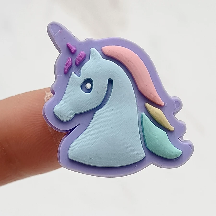 Moon Fairy PVC Shoe Buckle Accessories Funny DIY Unicorn Butterfly Fishtail Shoe Decoration Jibz For Crocs Charms Kid Party Gift