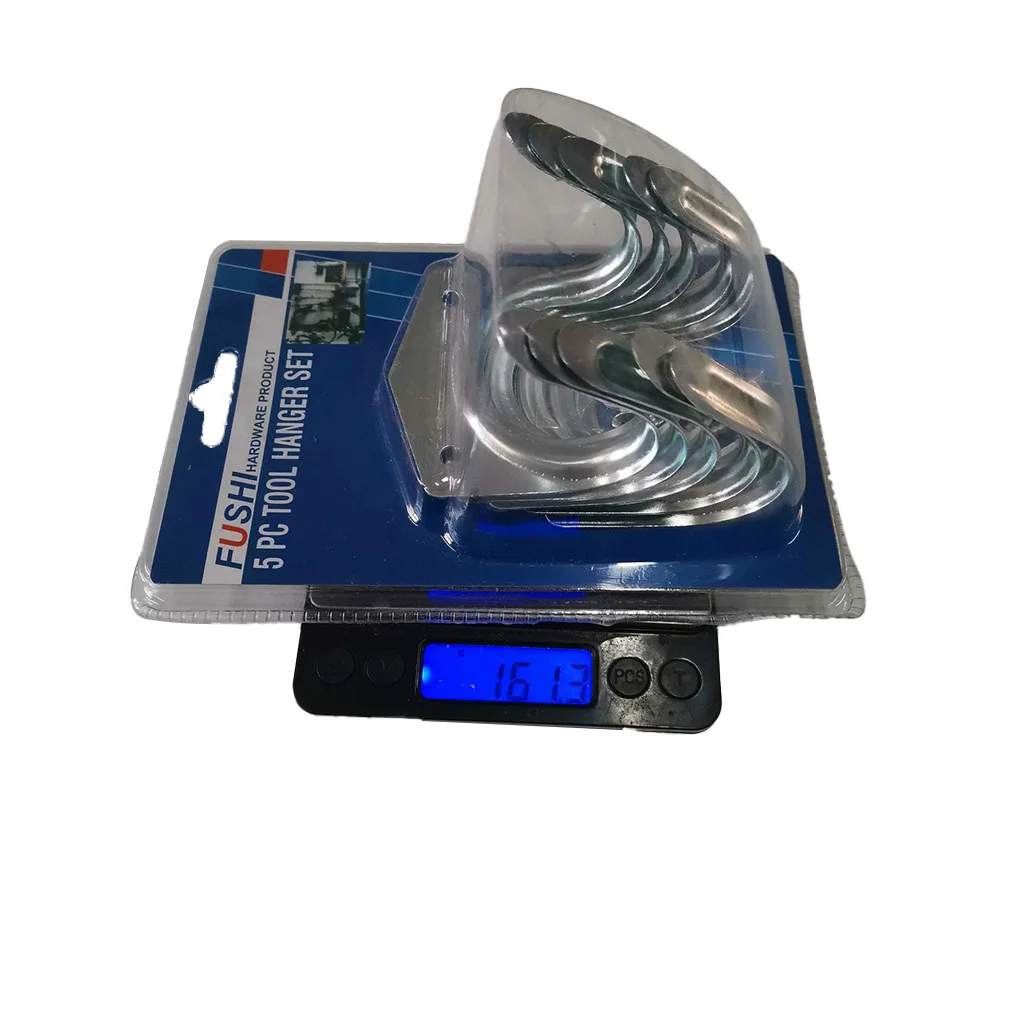 

5 шт. Железный настенный крюк настенный стильный сверхмощный двойной крюк Замена бытовой лопаты для гаража молотковая вешалка