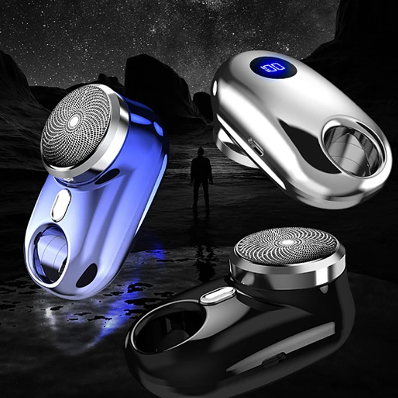 

Portable USB Shaver Electric Razor for Men Mini Electric Shaver LED Display Razor Painless Shaver