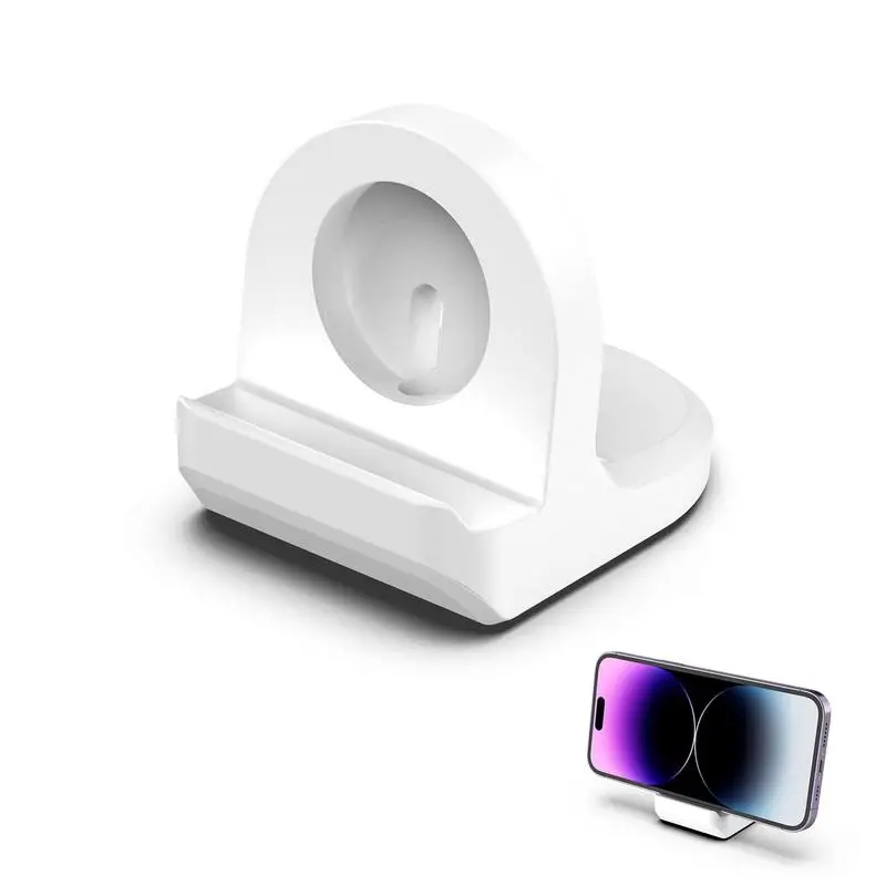 

Portable Smartwatch Charging Mount Stand For Samsung Watch 5 5pro Silicone Smart Sports Watch Charger Holder Accessories