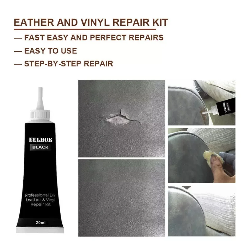 

Advanced Leather Repair Gel Car Seat Home Leather Complementary Color Repair Paste 20ml No Harm Chemical Cleaner TSML1