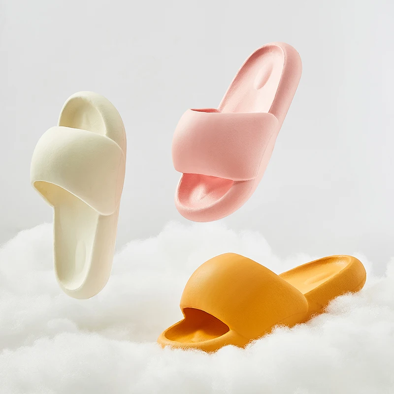 

Women 2022 EVA Injection Shoes Unisex Couples Indoor Slides Beach Clogs Feerldi 3.5cm Increase Lightweight Slippers