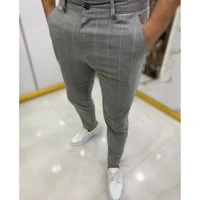top selling product in 2022 spring autumn new fashion mens dotted striped casual pants men clothing