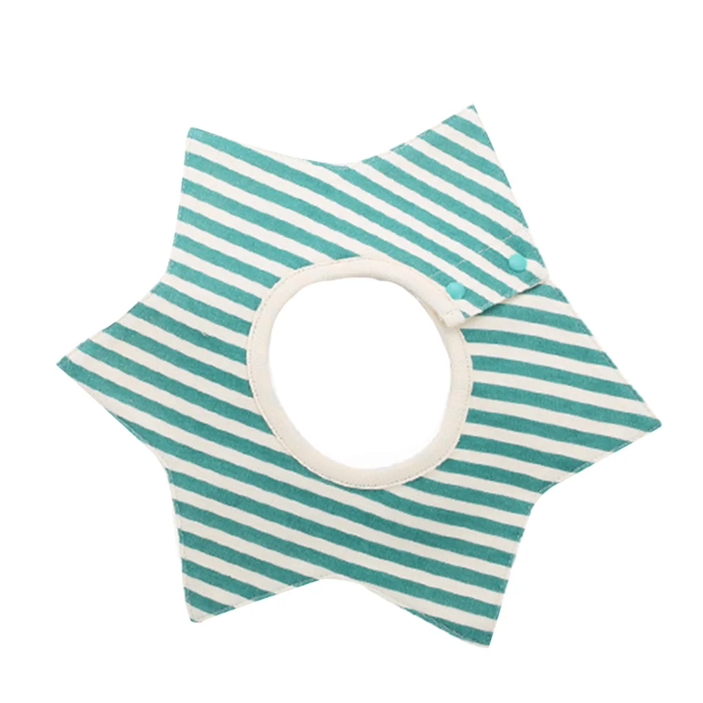 

Baby Bibs Round Neck Burp 360 Degree Cloths Baby Slabbers Infant Bandana Bibs Toddler Kids Feeding Bib