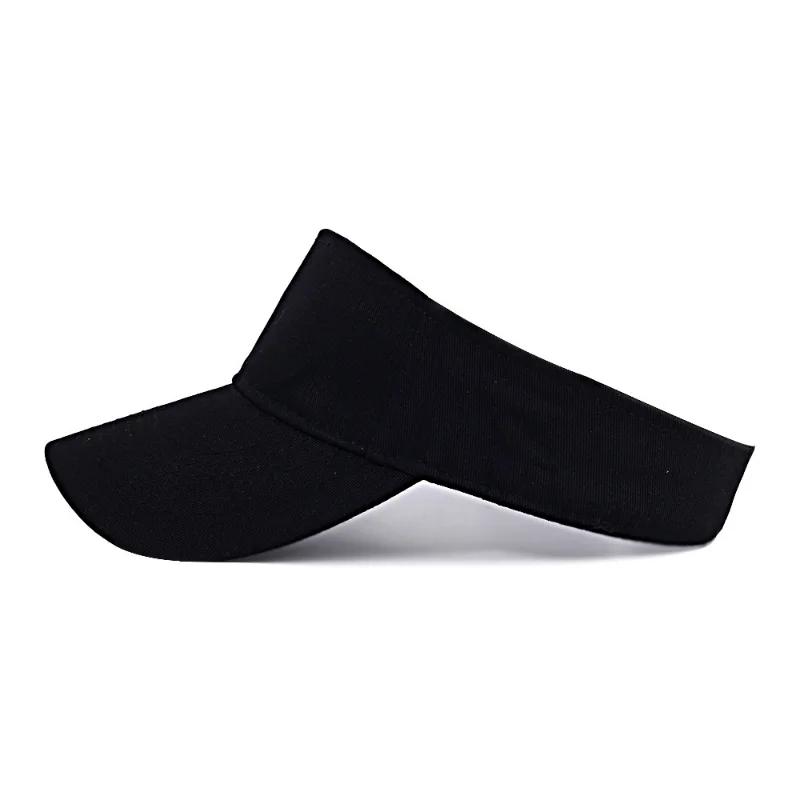 Summer Men's Women's Adjustable Sun Visor Top Hollow Curved Outdoor Sports Cap Topless Tennis Golf Hat Fashion Casual Versatile