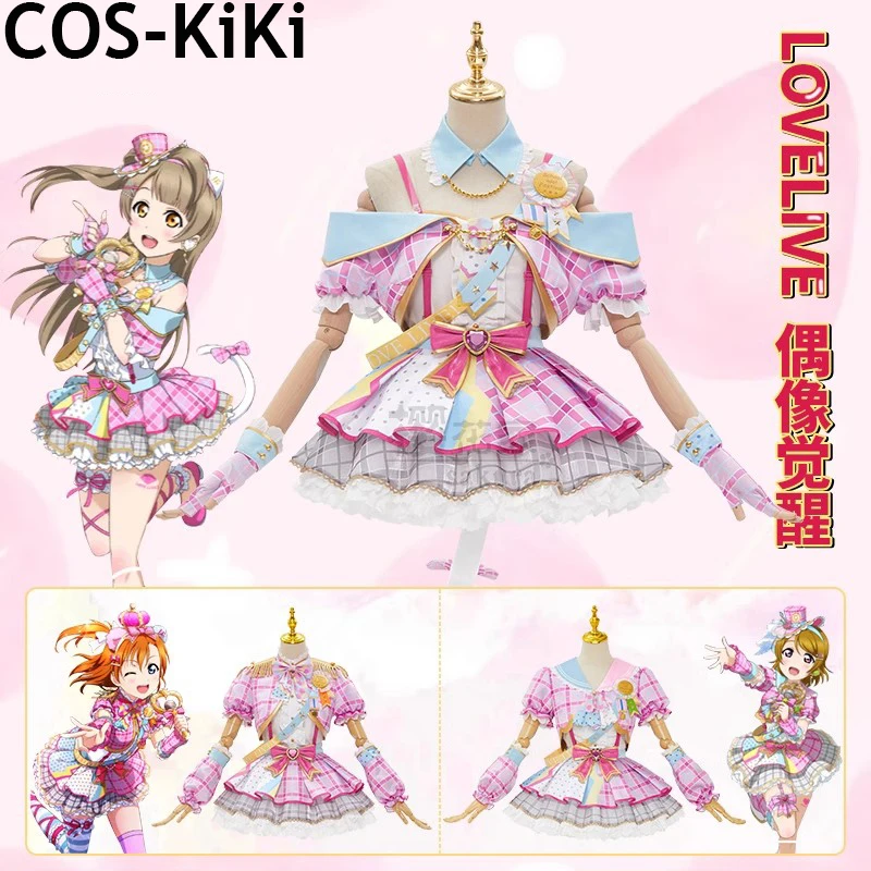 

COS-KiKi аниме Lovelive! Великолепное платье Hanayo Maki Aqours SJ для всех участников, костюм для косплея, наряд для вечеринки