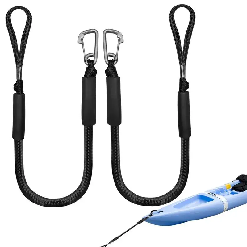 

2PCS Bungee Dock Line Mooring Stretch Rope 4ft Quick Docking Boat Bungee Dock Line Stretching Mooring Rope For Boat Accessories