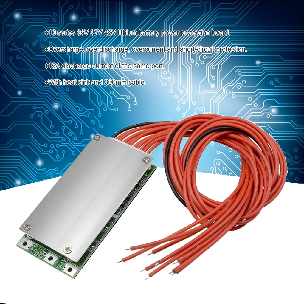 

15A Battery Protection Board Ebike Electric Bicycles Overcharging Protector Output Guard Spare Parts Protective