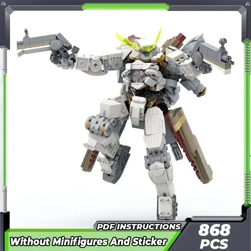 Moc строительные кирпичи модель военного оружия высокая мобильность технология