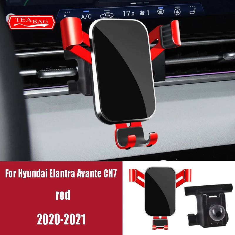 

Регулируемый автомобильный держатель для телефона для Hyundai Elantra Avante CN7 Celesta Mistra Lafesta крепление на вентиляционное отверстие защелкивающиеся аксессуары