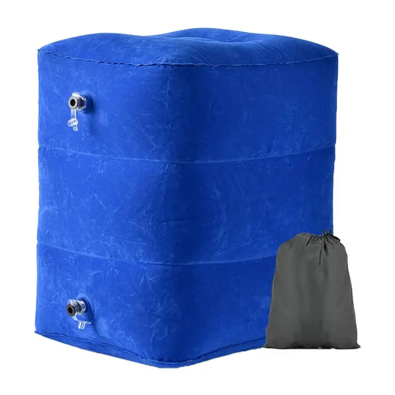 

Inflatable Travel Sleeping Footrest Pillow For Kids Women Men Folding Adjustable Resting Pillow On Airplane Car Bus Foot Pad