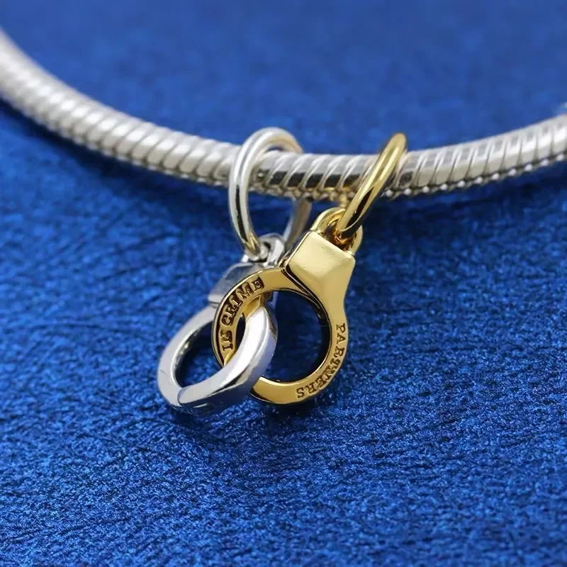 Новый стиль открытые и съемные наручники Очаровательные золотые серебряные