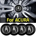 4 шт., наклейки для Acura RL Integra ILX TL TLX MDX RDX CL CSX RSX ZDX TSX NSX