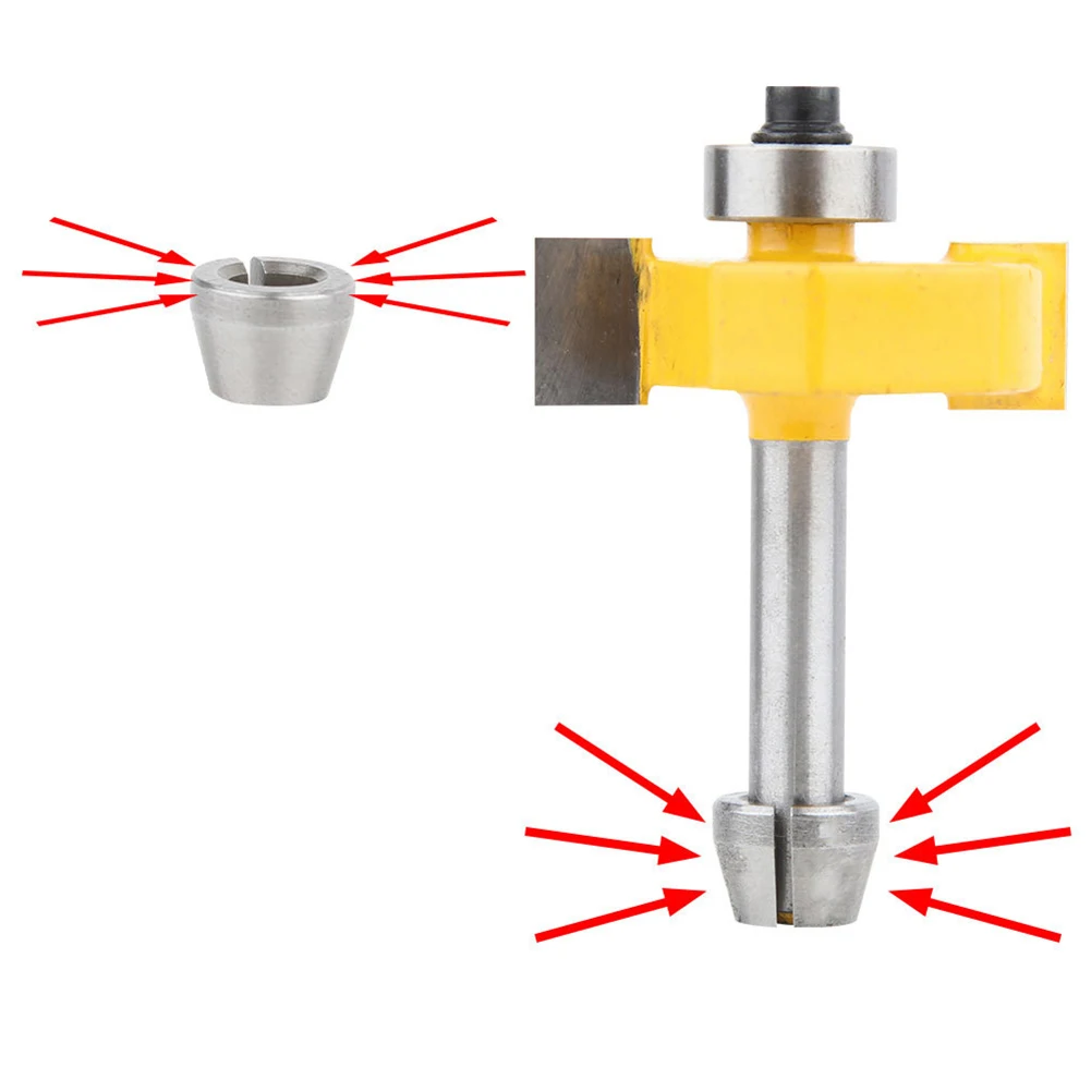 

3 шт. 6 мм 6,35 мм 8 мм цанговый патрон адаптер конверты для гравировально-обрезного станка электрический фрезерный станок по дереву доступ к электроинструменту