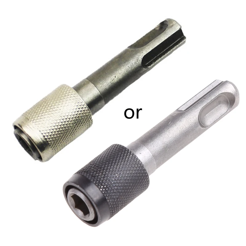 

1/4 Hex Shank Screwdriver Holder Drill Bits Adapter Converter SDS Socket Adapter