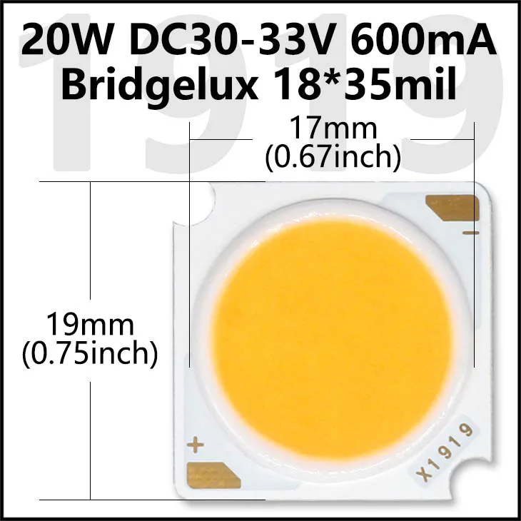 

LED COB источник света Bridgelux 3W 5W 7W 10W DT&ZM