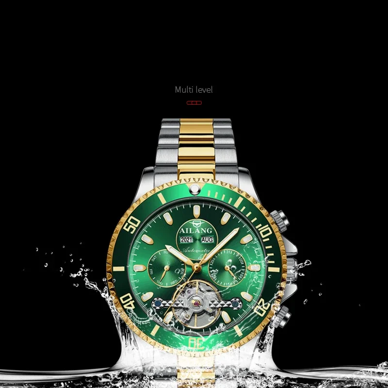 Часы наручные AILANG Мужские механические брендовые Роскошные автоматические