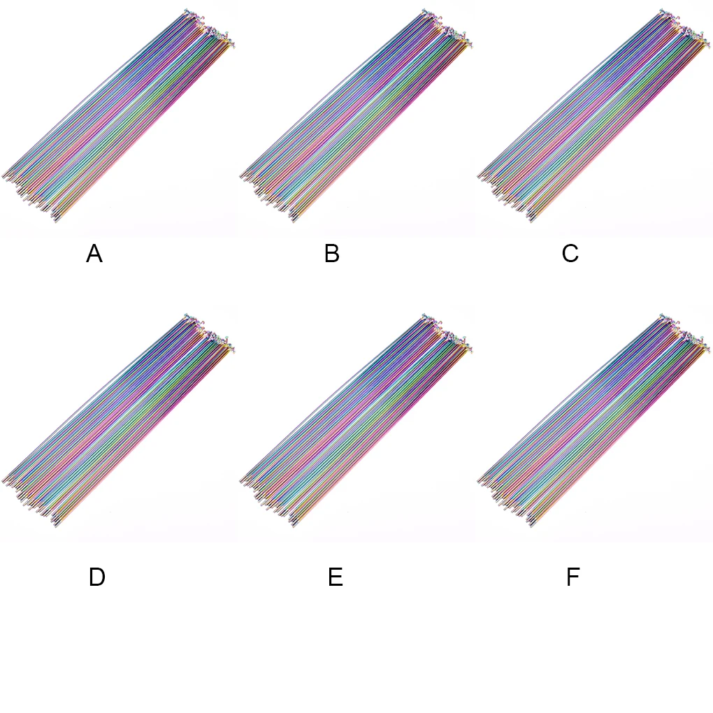 

Велосипедные спицы, модификация велосипедных аксессуаров, Велосипедные компоненты, красочные вакуумные спицы, детали, 12 шт.