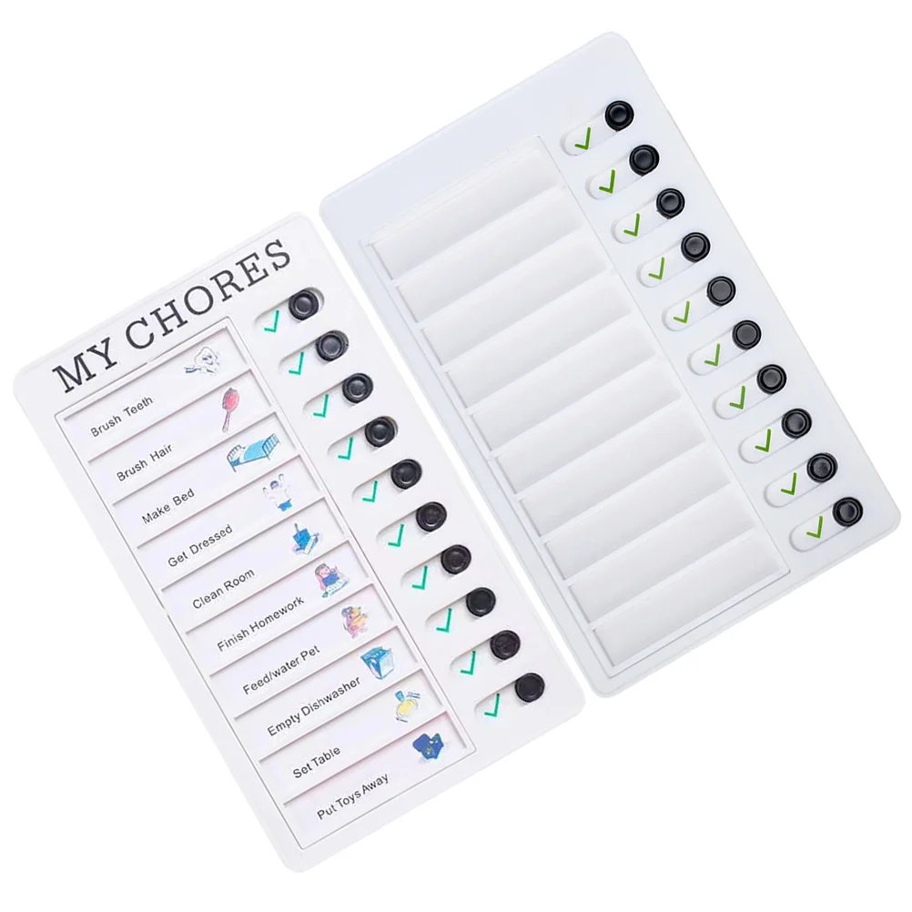 

2Pcs Daily Plan Chart Planner To Do List Chore Chart Detachable Daily Schedule for Adults