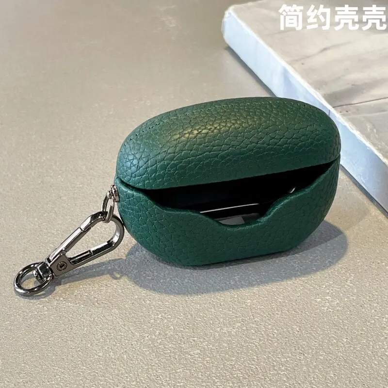 Фото Защитный чехол из натуральной кожи для Sony WF-1000XM5, чехол для Bluetooth-наушников XM5, защитные чехлы для наушников с защитой от падения, беспроводная зарядка №4