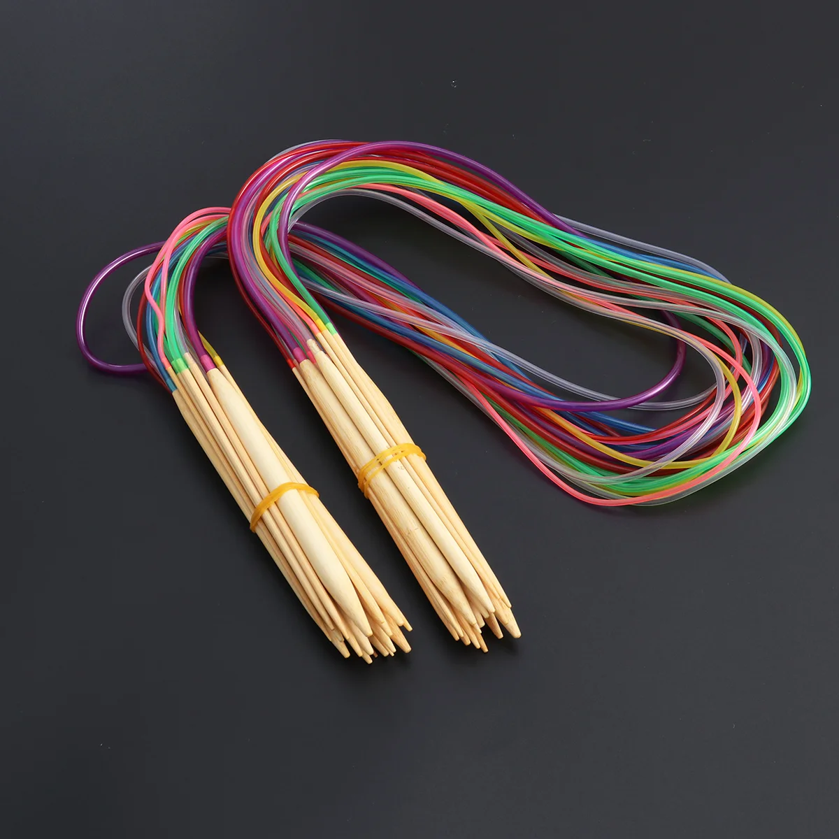 

Knitting Crochet Hook Hooks Afghan Weaving Carpet Tube Tunisian Supplies Large Pointed Single Wooden Circular