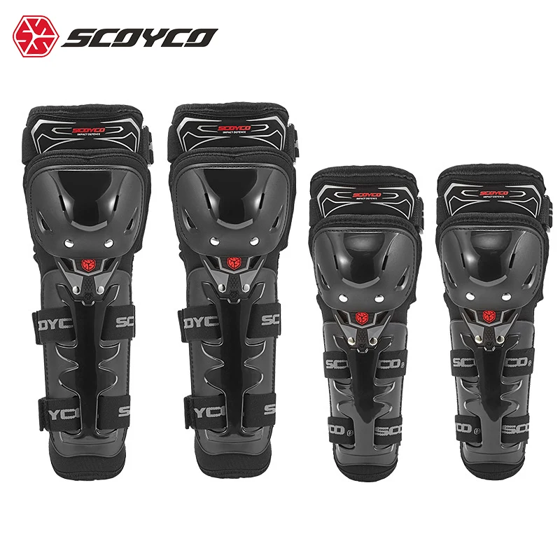 Enlarge SCOYCO Motorcycle Riding Anti-fall Equipment Protective Gear Kneepads Protector Outdoor Motocross Sports Knee Brace Elbow Pads