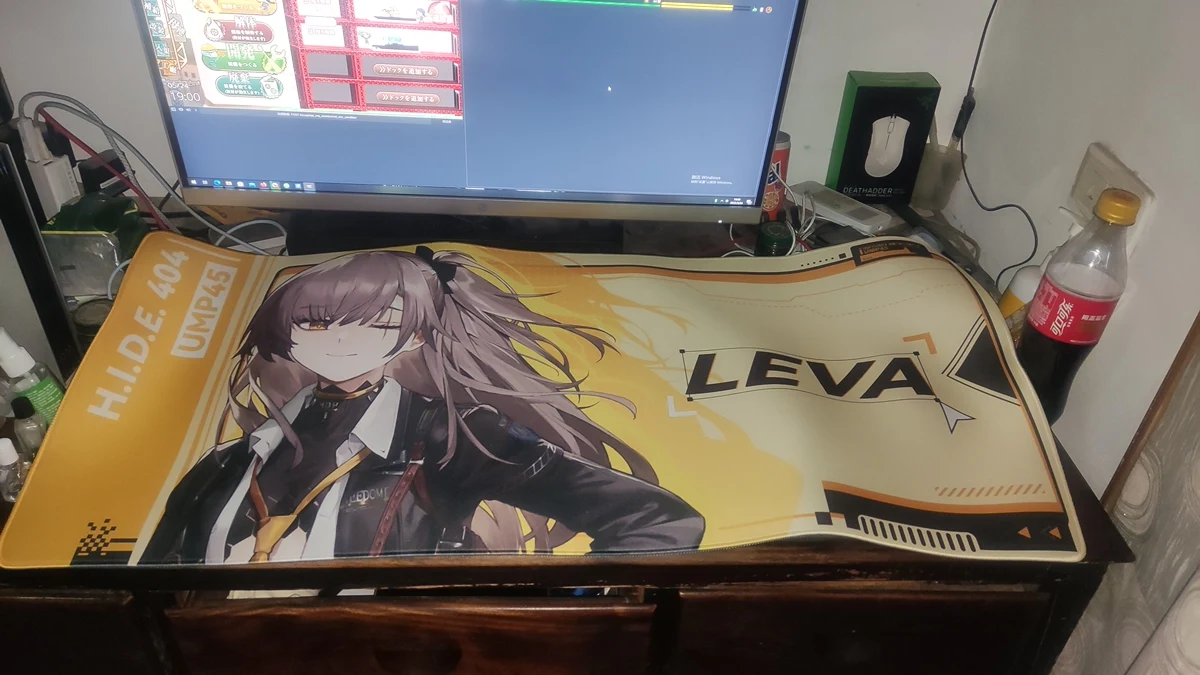 Фото В наличии коврик для мыши Leva Original Girls Frontline 2: Exilium Leva, костюм для косплея, коврик для мыши в стиле аниме, подарок на день рождения, Хэллоуин №4
