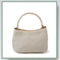 bags women elegant design 100 cowhide handwork weaving simple shape 6 colors fashion ladies high quality shoulder bag handbags