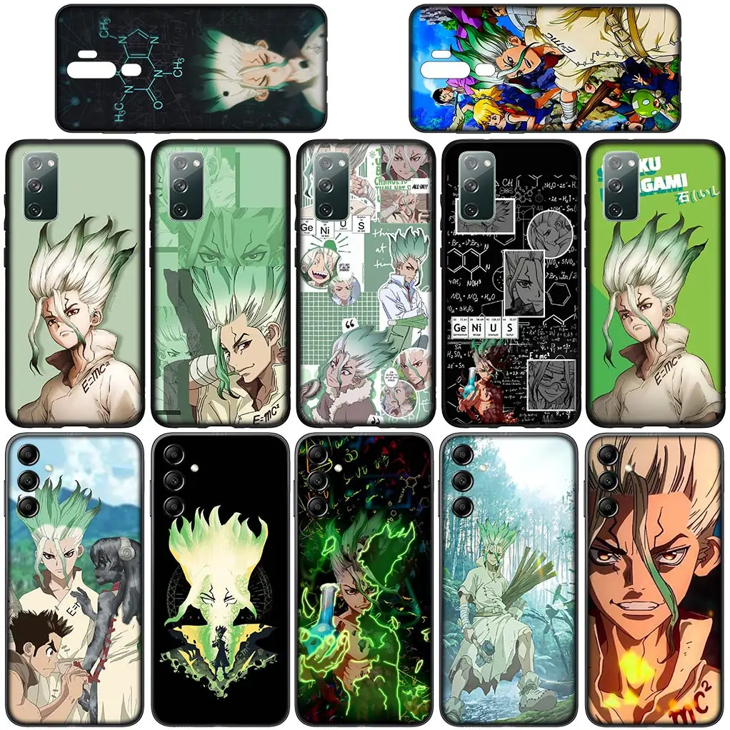 Чехол для телефона Anime Dr Stone Ishigami Senkuu Xiaomi Redmi Note 10 12 Pro 10A 10C 12C 12s 10S 8T C Гибкий чехол