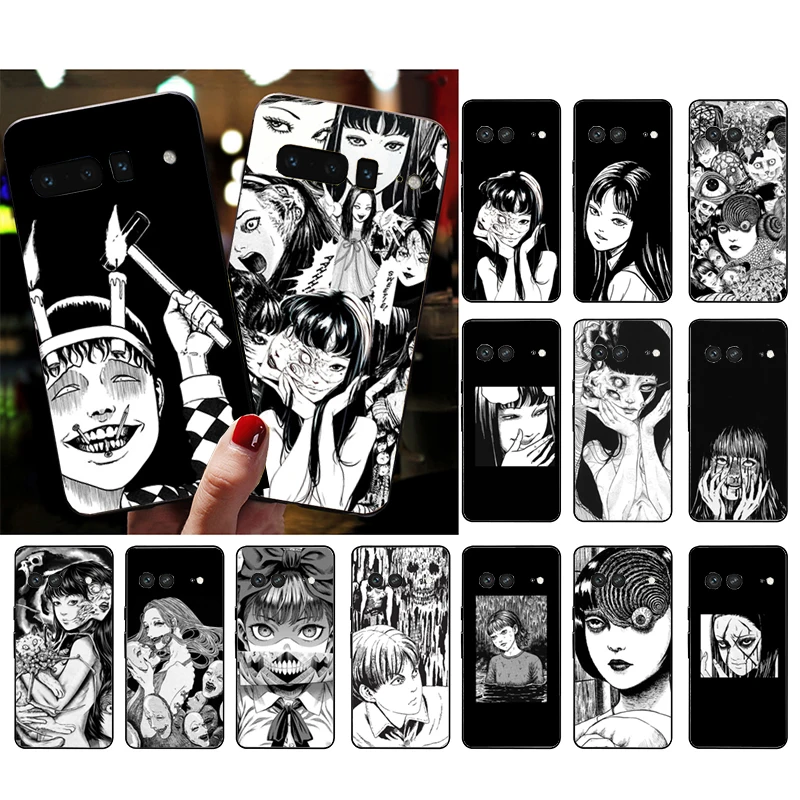 

Phone Case for Google Pixel 7 Pro 7 6A 6 Pro 5A 4A 3A Pixel 4 XL Pixel 5 6 4 3 XL 3A XL 2 XL Junji Ito manga Case