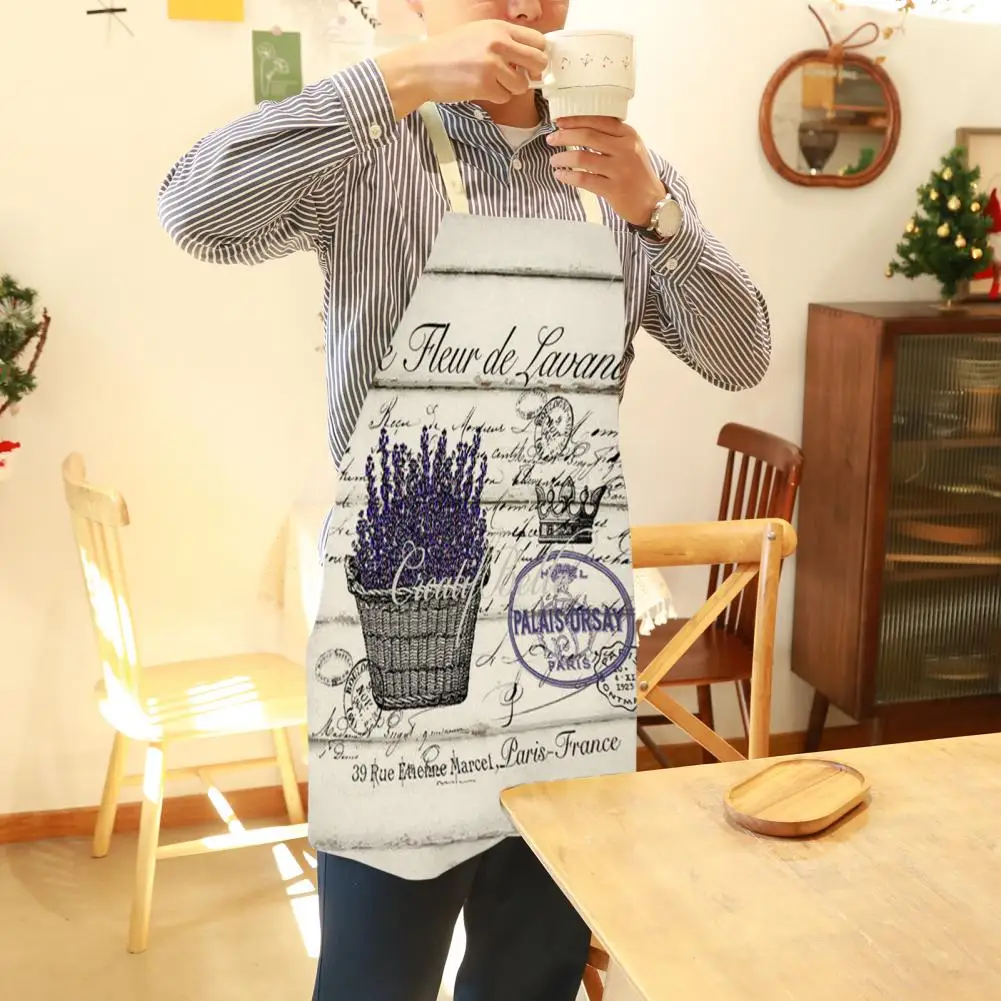 

Фартуки, фартук без рукавов, устойчивый к пятнам, льняной, прочный, впитывающий, с рисунком кактуса, кухонные принадлежности